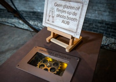 Steampunk Photo Booth - the printing machine